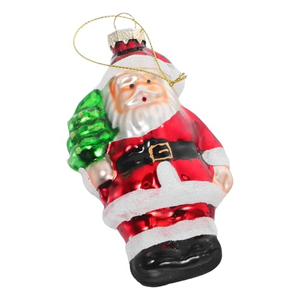 2026 Custom Pattern Christmas <b>Tree</b> Hanging <b>Glass</b> Transparent Decorations Christmas <b>Glass</b> Figurines Christmas Gifts Factory - Product Image 1