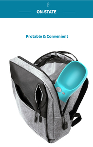 24oz dinding ganda baja tahan karat terisolasi botol air anjing anti bocor tempat makan anjing & mangkuk minum hewan peliharaan - Product Image 4