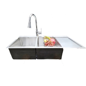 Évier de cuisine artisanal à cuve unique en acier inoxydable SUS 304 de haute qualité, prix avantageux, vente chaude, fabriqué au Vietnam - Product Image 1