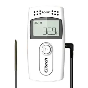 Elitech RC-4HC Knoopcel Conventionele Multi-Use Temperatuur En Vochtigheid Datalogger Recorder Voor Farmaceutisch