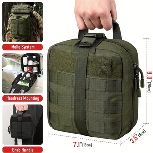 Tactical Molle EMT Quick Release Pouch Rip-Away IFAK <b>Medical</b> <b>Bag</b> Emergency Survival First Aid Kit for Outdoor Hiking Backpack - Product Image 3
