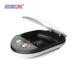 Soundlink Aid 202 Hearing Aid Electronic Dryer Dehumidifier Drying Case with Multi Functional Cleaning Brush