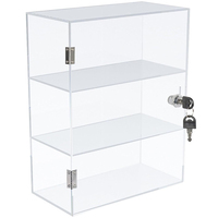 Vitrines en acrylique personnalisées transparentes ou colorées en plastique acrylique, vitrines de présentation, boîte de rangement, vitrine