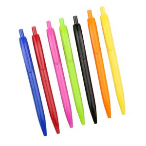 ปากกาลูกลื่นพลาสติกหลายสีปากกาโลโก้แบบพับเก็บได้ - Product Image 1