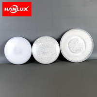 Hanlux – panneau lumineux UFO super fin de grande surface, plafonnier à économie d'énergie, base de lampe amovible E27/B22
