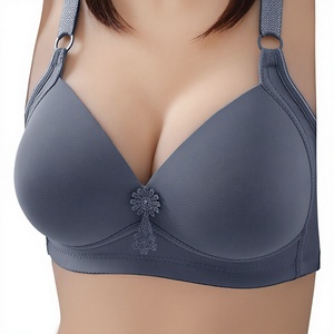Soutien-gorge push-up sans armatures, fin et brillant, grande taille, <span class=keywords><strong>à</strong></span> boucle <span class=keywords><strong>à</strong></span> trois rangées, pour femmes, vente en gros transfrontalière - Product Image 1