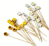 Mini brochettes en bambou pour kebab, cocktail, barbecue, fourchettes à fruits de qualité alimentaire pour mariage, fête de jardin, buffet, décorations de cupcakes