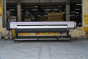 YH 3200C Industrial Digital Inkjet Large Format Printer XP600/I3200 Eco Solvent Printer Banner Tarpaulin Vinyl Printing Machine - Product Image 6