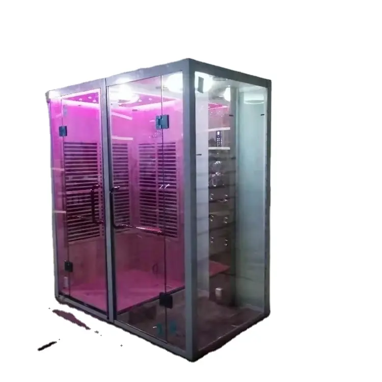 Tragbare holz sauna zimmer Hersteller mini infrarot sauna aus China