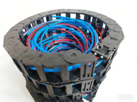 Ensemble de porte-câbles à chaîne flexible avec fils résistants aux flexions et durables pour CNC, robotique