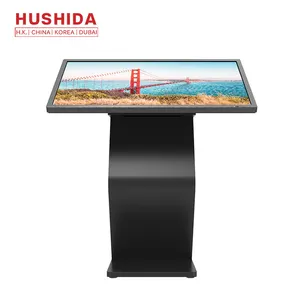 55 Inch Floor Stand Advertising TV Display Screens Indoor LCD Advertising Player WIFI / LAN / 3G / 4G Optional 10.1-100 Inch