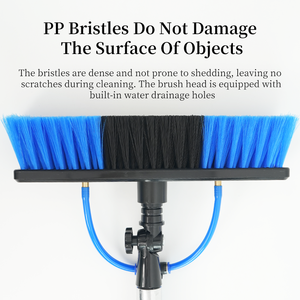 Brosse de nettoyage de panneaux photovoltaïques de <span class=keywords><strong>20</strong></span> <span class=keywords><strong>pieds</strong></span> avec perche <span class=keywords><strong>télescopique</strong></span>, nettoyeur de vitres solaires pour usage domestique et commercial - Product Image 5