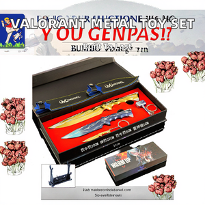 Périphérique de jeu Valorant, ensemble d'armes jouets en métal complet de 4 pièces, épée Divine Punishment, style traditionnel, cadeau du Nouvel An chinois - Product Image 3