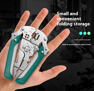 Elektrikçi kablo kesici tel striptizci beceri testleri için güçlü çok fonksiyonlu endüstriyel pense elektrikçiler için tavsiye - Product Image 3