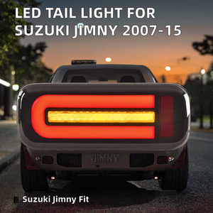 Feu arrière LED complet pour Suzuki Jimny 2007-2015 – Feu arrière, feux de jour (DRL), clignotants, feux de freinage et marche arrière – Amélioration - Product Image 2