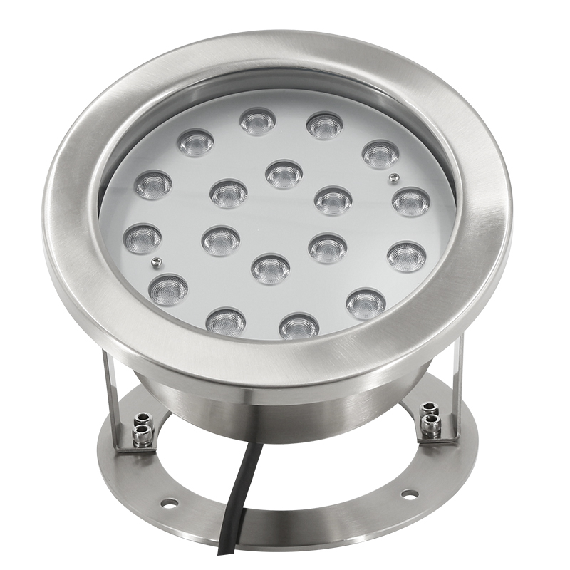 Outdoor 18*4W RGBW LED DMX512 Control IP68 Stainless Steel DC24V Pool Lights