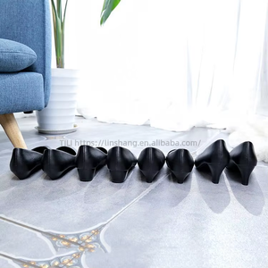 Zapatos de Tacón Alto Profesionales para Mujer, con Suela de Cuero Negro, Superficie Suave, para Entrevistas y Trabajo - Product Image 4