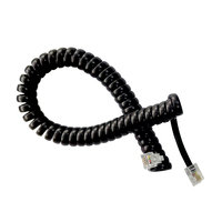 Cable Telefónico En Espiral De Cobre Puro De 30awg 28awg 26awg De 4 Núcleos 6 Núcleos 4p4c 6p4c