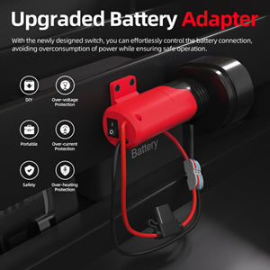 Adaptador de Batería MWK M12 con Interruptor de Fusible, Convertidor de Energía DIY, Cable de Alimentación de 14 AWG, Base de Alimentación para Juguetes Montables - Product Image 4