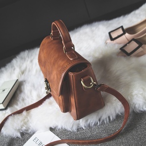 New Classical PU Leather Handbags Women Shoulder Bag Simple Style With Leather Handle for Ladies and Girls Crossbody Bags - Product Image 2