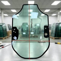 Pièce de rechange pour vitre de porte avant 345 6230 compatible avec les chargeurs sur chenilles Caterpillar séries 262D, 279D, 259D