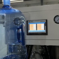 Fabricado en China, proveedor de oro, bajo ruido, botella de agua de 19 litros, moldeo por soplado de plástico, máquinas de moldeo por soplado y estiramiento