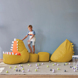Solo Funda para Sofá Infantil Tipo <span class=keywords><strong>Puff</strong></span>, Diseño de Dragón, Interesante, para Todas las Edades, Adultos y Niños, Funda para Asiento Tipo <span class=keywords><strong>Puff</strong></span> - Product Image 5