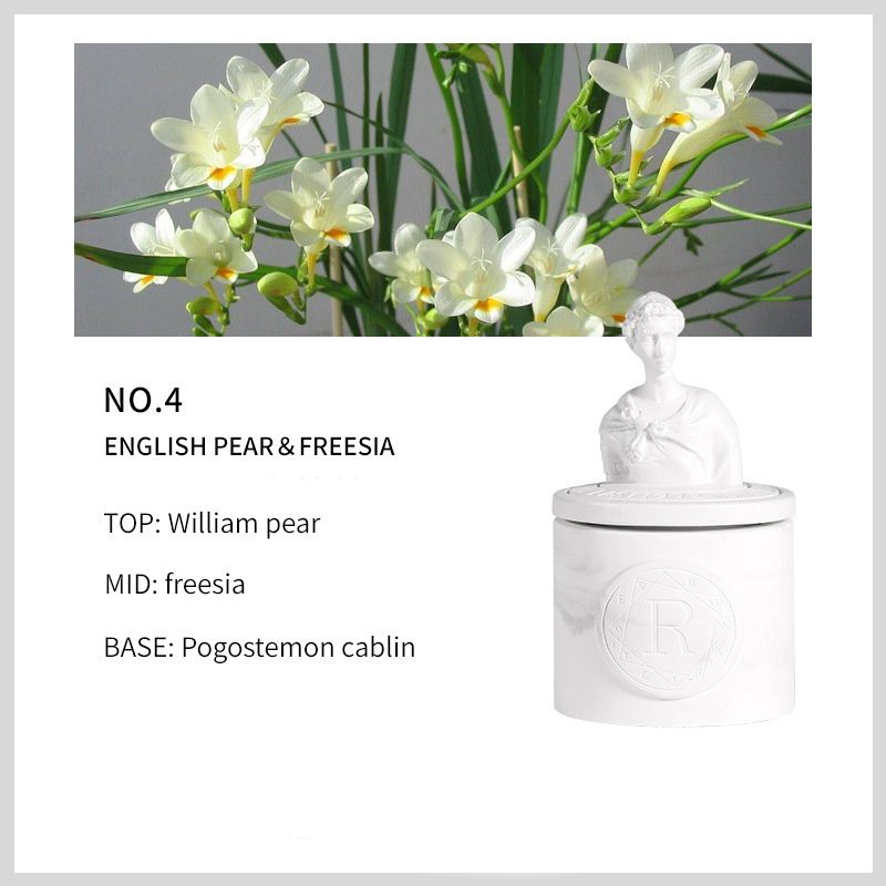 Pera y freesia inglesa [figura masculina]