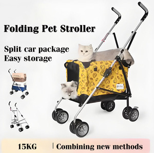 JXB Personalización al por Mayor, Carrito Plegable Ligero para Mascotas, Perros y Gatos, para Paseos al Aire Libre - Product Image 3