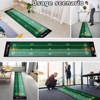 Tapis de golf Intérieur Mini Golf Pratique Aide à la formation Golf Putting Green Mat