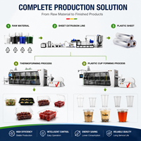 Extrusion de tôles Sivite Machinery |   Ligne d'extrusion de feuilles multicouches industrielles, personnalisable pour les boîtes à fruits, les boîtes à fast-food
