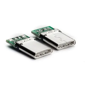 8 pin vrouwelijke micro usb c pcb mount mannelijke usb connector voor iphone