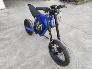 Vélo de montagne électrique pour adultes à vitesse unique, avec moteur arrière sans balais CS20 12000W 72V et batterie au lithium, en vente chaude - Product Image 3