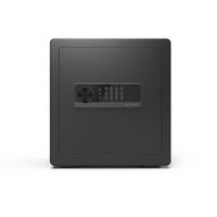 Coffret de sécurité Onnais 45 en acier allié noir avec serrure à code pour la maison et le bureau, coffre-fort à vendre