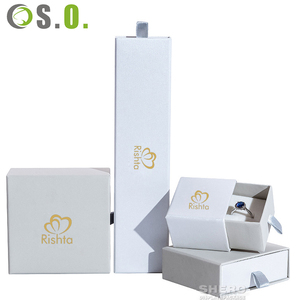 Fabricant de boîtes à bijoux en papier de luxe, logo personnalisé en estampage à chaud, boîte d'emballage pour bijoux en carton multi-tailles pour marque - Product Image 3