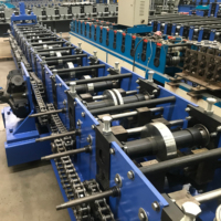 Machine de formage à froid automatique pour poutrelles CZ avec système de contrôle PLC, équipement de formage à rouleaux