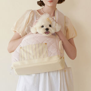 Bolso bandolera acolchado con diseño de logotipo de tamaño personalizado Little Pet <span class=keywords><strong>Dog</strong></span> Beast Carrier con correa ajustable - Product Image 5