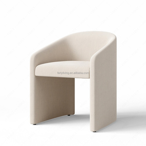 Fauteuils de loisirs haut de gamme FERLY, fauteuil en chêne massif durable, style moderne, fauteuil en <span class=keywords><strong>tissu</strong></span> pour salle à manger, meubles de salle à manger - Product Image 3
