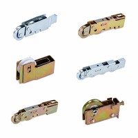Roulette de porte coulissante en acier inoxydable de haute qualité, à faible bruit, roulement durable pour balcon, cuisine, armoire