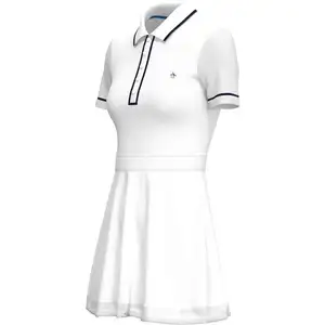 Vestido Polo de manga corta para mujer Vestido de golf sin mangas para mujer en azul marino Blazer