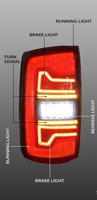 XLstyling Car Accessories Body Kit Rear Light Lamp for Dodge RAM 02--06 07--08