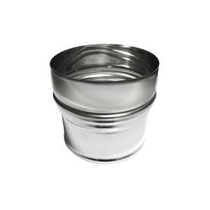 Estensione per Camino in Acciaio Inox M 120 mm X F 130 mm, Componenti per Ventilatore di Ventilazione - Product Image 1