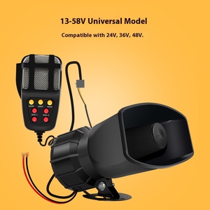 Motos 12V 24V, voitures, klaxons de voiture, annonces, klaxons d'alarme, klaxons 5-7 tons, avec interphones - Product Image 6