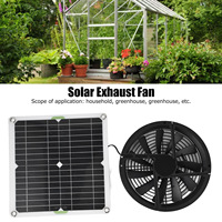 Ventilateur solaire silencieux et efficace AIsmartLink pour salle de bain, refroidissement des animaux de compagnie, ventilation, évacuation