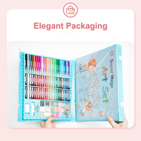 Ensemble de crayons de couleur pour enfants à faire soi-même, design personnalisé, 208 pièces, grand paquet, jouet de dessin