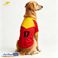Vêtements de sport respirants JANYO personnalisés pour animaux de compagnie, imprimés équipe nationale, pour chiens et chats de toutes races
