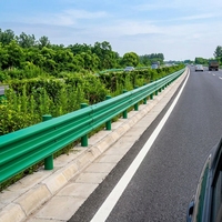 Barrière de sécurité routière en acier galvanisé à chaud de type W pour autoroute, barrière anti-collision, clôture de protection routière