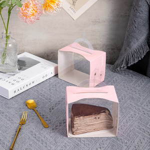 Impresión personalizada <span class=keywords><strong>de</strong></span> alta calidad Cupcake Cream puff Egg tarta Brownie Scone cheesecake mille-feuille Mont Blanc caja <span class=keywords><strong>de</strong></span> embalaje - Product Image 5