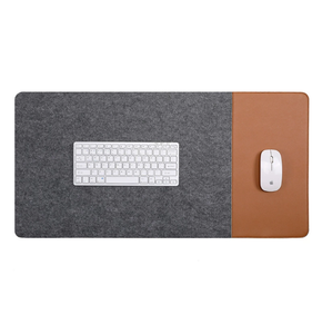 Grand <span class=keywords><strong>tapis</strong></span> de <span class=keywords><strong>bureau</strong></span> en feutre de laine antidérapant pour ordinateur, <span class=keywords><strong>tapis</strong></span> de clavier de table, taille et logo personnalisés, <span class=keywords><strong>tapis</strong></span> de souris en gros, isolation thermique - Product Image 6
