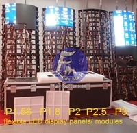 Pantalla LED Flexible para Interiores, Confiable, X Soft SMD, para Proyectos de Exhibición de Marca en Salas de Empresas
